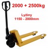 Nízkozdvižné paletové vozíky - NV 2000-2500   L 1150mm  27075,13 (L1500mm 27075,21  , L1800mm 27075,22 ,L2000mm 27075,20)