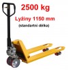 Nízkozdvižné paletizační vozíky - NV 2500     L 1150mm  27075,16