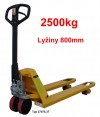 Nízkozdvižné paletizační vozíky - NV 2500     L 800mm  27075,37